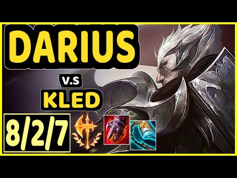 DARIUS vs KLED - 8/2/7 KDA TOP GAMEPLAY - BR Ranked GRANDMASTER