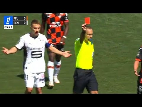 Christopher Wooh Carton Rouge 🟥 | Lorient vs Rennes 4-0 | Résumé & Buts | Ligue 1 25