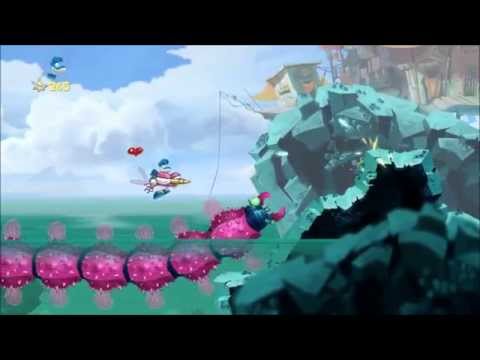 Rayman Origins 100% Playthrough: World 4 - Sea Of Serendipity
