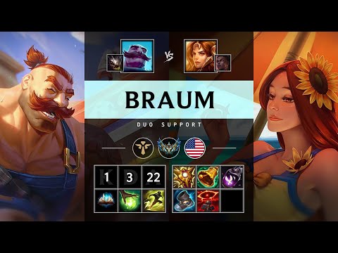 Braum Support vs Leona - NA Challenger Patch 25.17