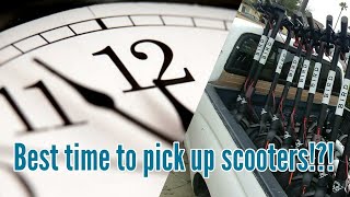 What is the best time to pick up scooters? - RideIntoCash