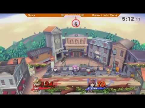 Game EVO 2nd Qualifier SSB4: Kailex (LUCENA) vs Snick (Fox, C. Falcon) - LF