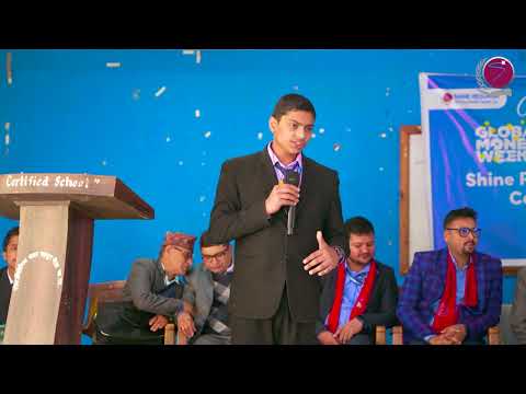 Shine Public Speaking Contest- Bimal Pokhrel
