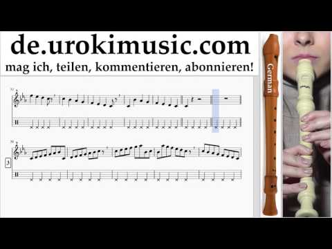 Blockflötenunterricht G. Sia - The Greatest Teil#1 um-995