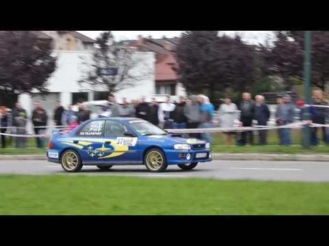 Super Oes 2017 Nowy Sącz #37 Dariusz Klag/Grzegorz Klag - Subaru Impreza GT przejazd 1