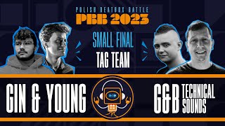 Gin & Young vs G&B Technical Sounds 🎤 Polish Beatbox Battle 2023 🎤 Tag Team Small Final