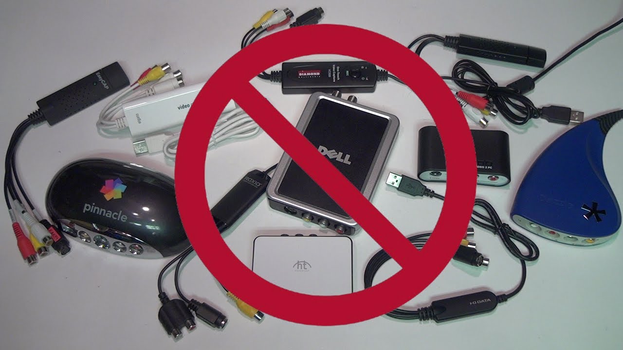 USB video capture devices ALL SUCK - but there's a $20 solution