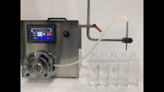 Tabletop Peristaltic Pump Liquid Filling Machine FT100 youtube video