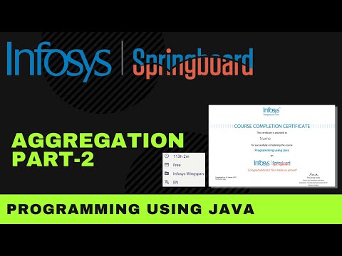 Aggregation Exercise 1 Programming Using Java Infosys Springboard