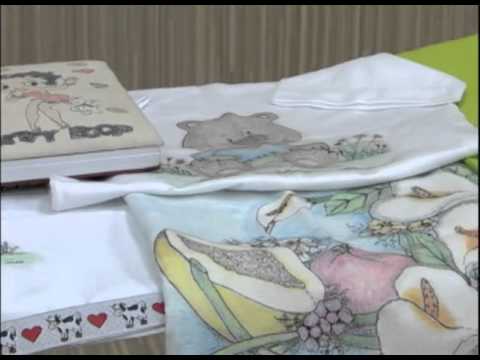 Mulher.com 25/11/2011 - Pintura na toalha com giz de cera 1/2