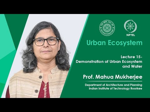 Lecture 15: Demonstration of Urban Ecosystem and Water
