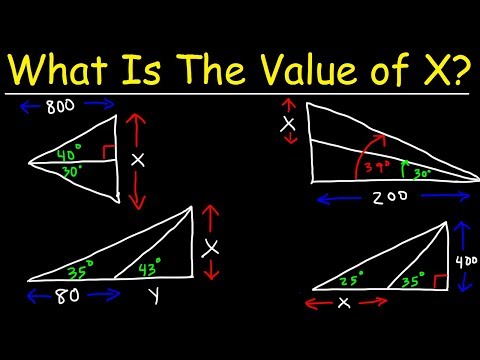 How To Solve Two Triangle Trigonometry Problems