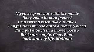 Gucci Mane - Kept Back feat. Lil Pump [Lyrics  Video]