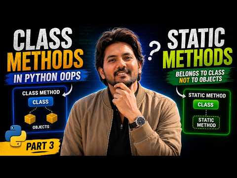 Python Oop Part 3 Classmethod Staticmethod Self Agentic Ai Roadmap