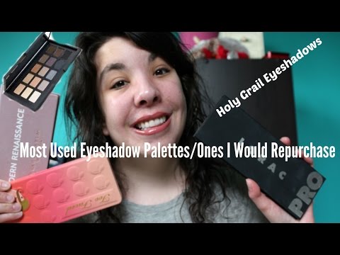 Most Used Eyeshadow Palettes|Ones I Would Repurchase Video