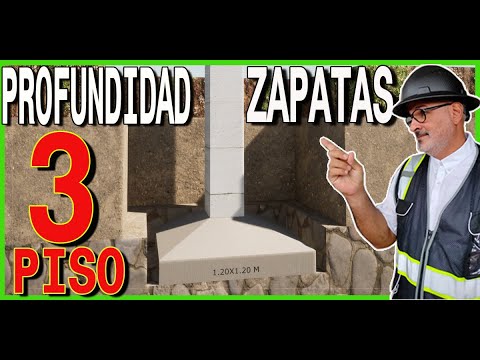 Profundidad de Zapatas para Casa de 3 niveles o Plantas COMO comprobar dureza del terreno