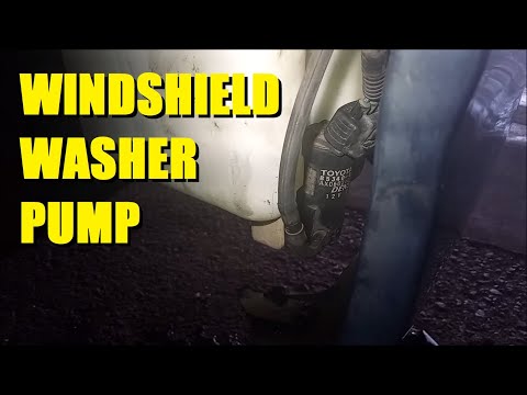 How to Replace Windshield Washer Pump 2007 Toyota Corolla - With Part Number 85330-12340