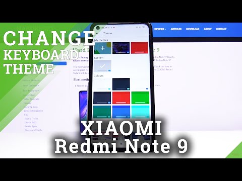 How to Set Keyboard Theme in XIAOMI Redmi Note 9 – Find Keyboard Theme Customization Options