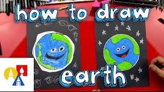 How To Draw Earth (for Young Artists)