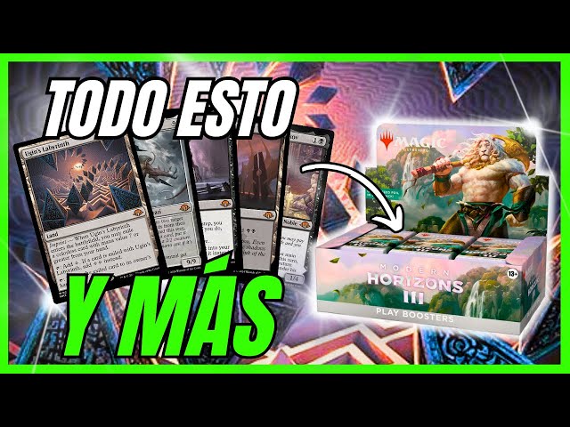 Vídeo relacionado con Caja de Sobres de Juego de Horizontes de Modern 3, de Magic: The Gathering - 36 Sobres (504 Cartas de Magic) (Versión en Español)