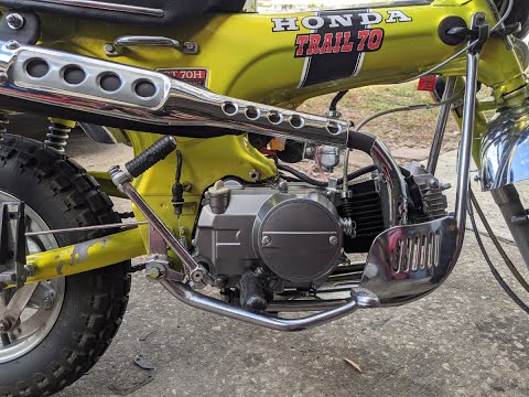 125cc 12v Lifan Engine Swap - Honda CT70 Dax Mini Trail Motorcycle Minibike - Video 5 of 5 (FINAL)