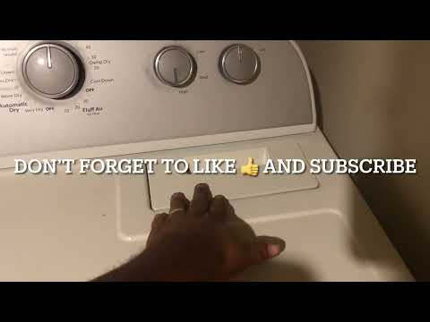 Whirlpool gas dryer not spinning when loaded. Why?