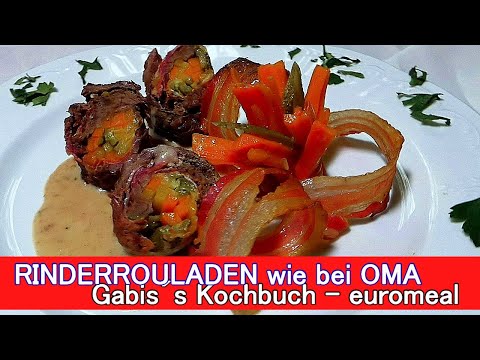 OMAS RINDERROULADEN - perfekte Rindsrouladen Schritt für Schritt Anleitung