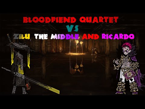 Bloodfiend Quartets fights with Zilu, The Middle and Ricardo