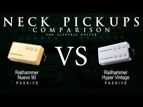 Railhammer NUEVO 90 vs HYPER VINTAGE - Neck Guitar Pickup Comparison Tone Demo