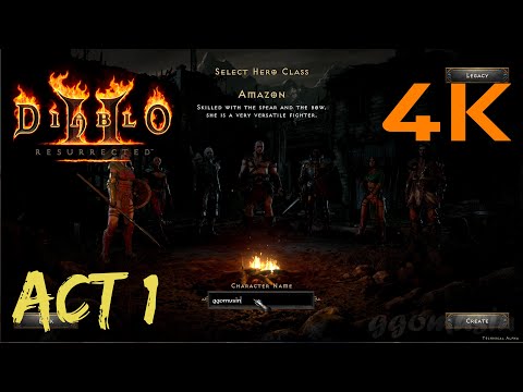 Diablo II: Resurrected Technical Alpha│Amazon│Act 1 - No Commentary