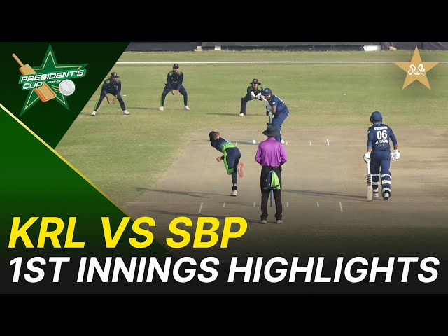 1st Innings Highlights | KRL vs SBP | President’s Cup Grade I 2025-26 | PCB | M2V1S 1st Innings Highlights | KRL vs SBP | President’s Cup Grade I 2025-26 | PCB | M2V1S