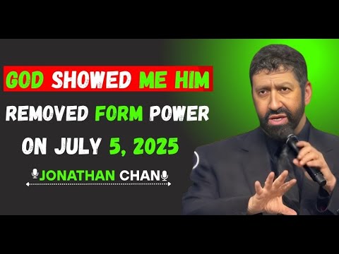 GOD SHOWED ME THIS ON JULY 5, 2025 – Jonathan Cahn's Urgent Prophetic Revelation