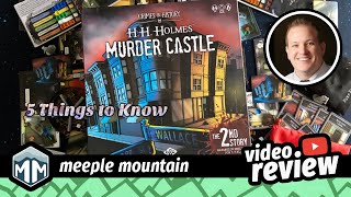 Crimes in History: H.H. Holmes Murder Castle - 5 Things You Need to Know - Review - Boardgame Brody