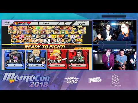 MomoCon 2018 - MR.R/Mew2king Vs. CaptainZack/Samsora Winners Semis - Smash 4