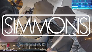 Video thumbnail for SIMMONS SDS1000 Vintage Electronic Drums by Hush Angel