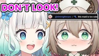 Mint doesn't want us to see her pantsu, but she keeps flashing us