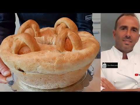 Casatiello napoletano spettacolare impastato a mano facilissimo