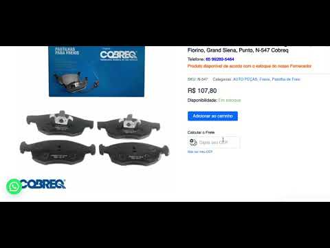 Pastilha de Freio Dianteira Cobreq N-547 Fiat Strada, Argo, Cronos Preço MT | Multisouza, Cuiabá