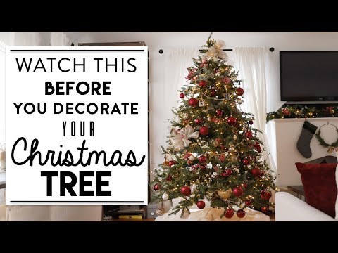 CHRISTMAS TREE DECORATING | Watch This BEFORE You Decorate Your Tree