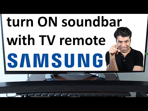 How to turn ON soundbar with TV remote - Samsung Soundbar