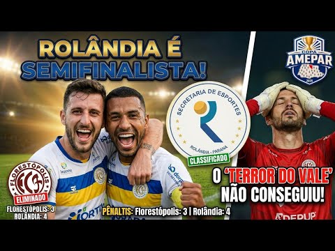 PÊNALTIS E POLÊMICAS: melhores momentos Florestopolis x Rolândia copa AMEPAR 2026