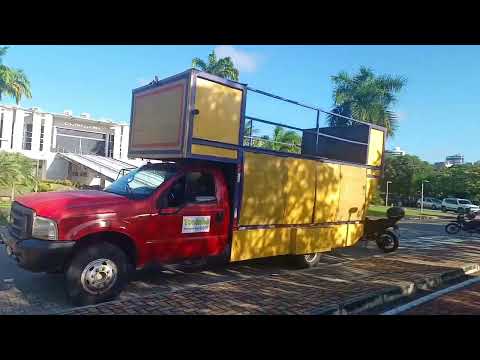 Ford F-4000 Trio Toninho Som Governadoria do RN Bairro Lagoa Nova Zona Sul Natal-RN