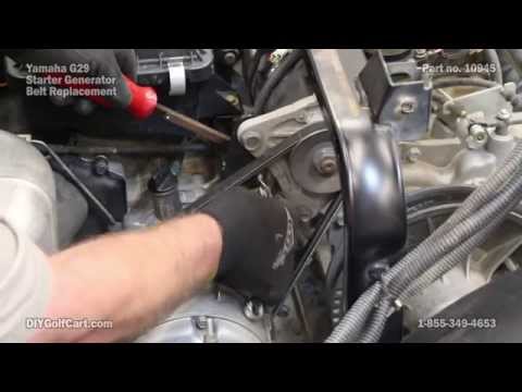 Yamaha Starter Belt | How to Install on G29 Drive Golf Cart