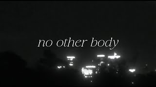 Cover art for no other body