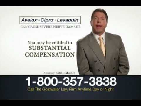 Goldwater Law Firm - Avelox, Cipro, and Levaquin Lawsuit (357-3838 Version) (2015)