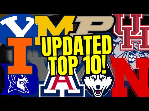 Updating Our Top 10 After The Last Week Of College Basketball!