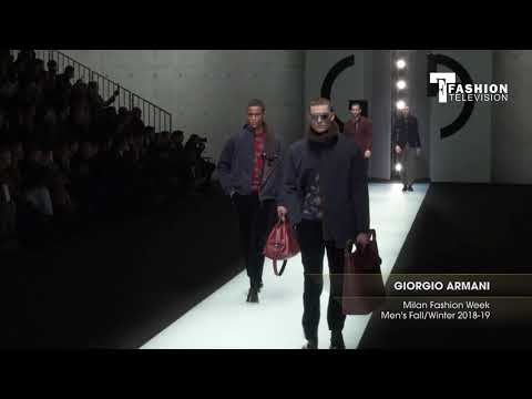 GIORGIO ARMANI Milan Fashion Week Men's Fall/Winter 2018-19