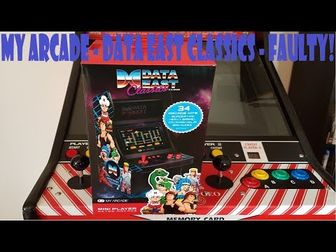 MY ARCADE - DATA EAST MINI ARCADE (FAULTY MACHINES!!!)