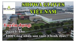 VIỆC LÀM VISIP - Công Ty SHOWA GLOVES Việt Nam tuyển dụng QL kho, 1000 Công nhân