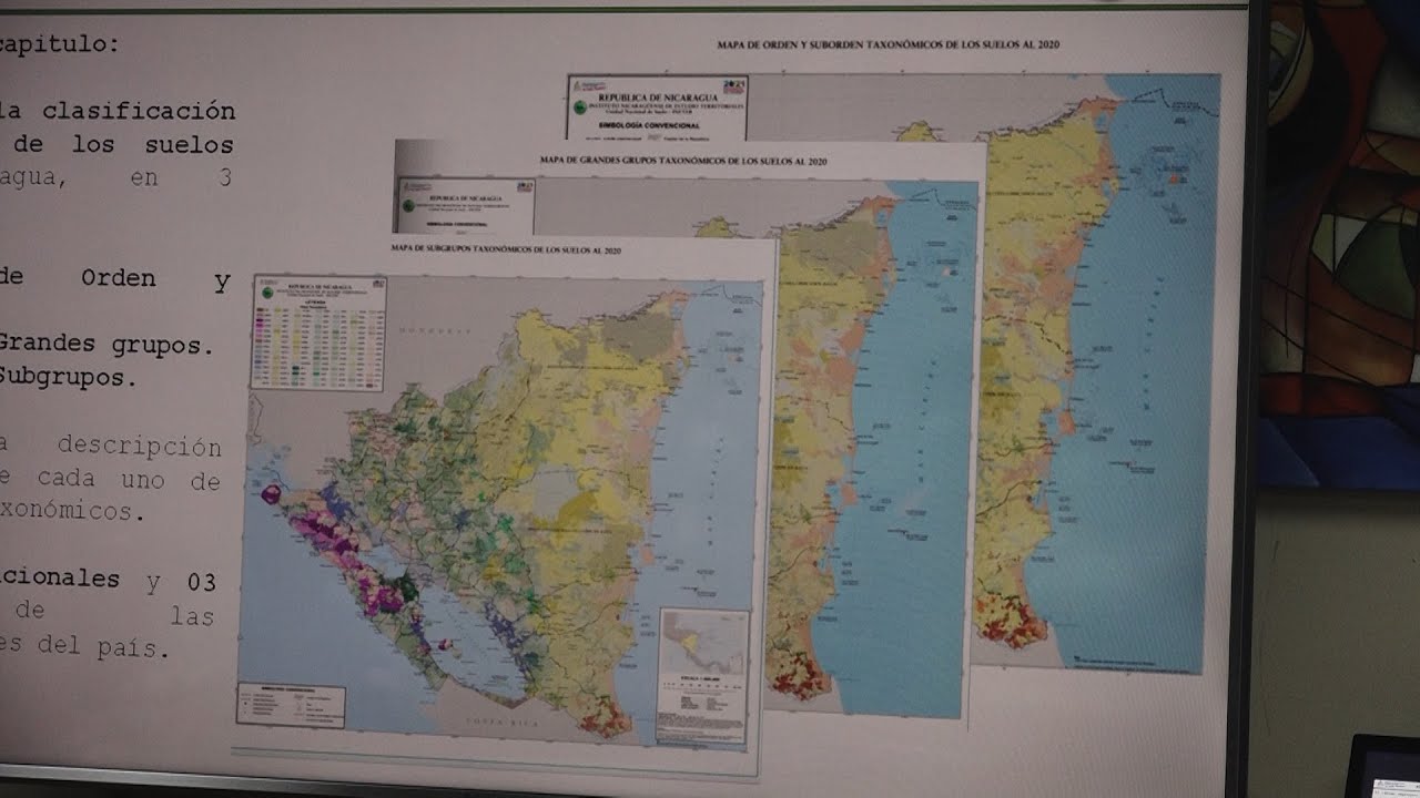 Ineter presenta mapa y atlas de uso del suelo en Nicaragua